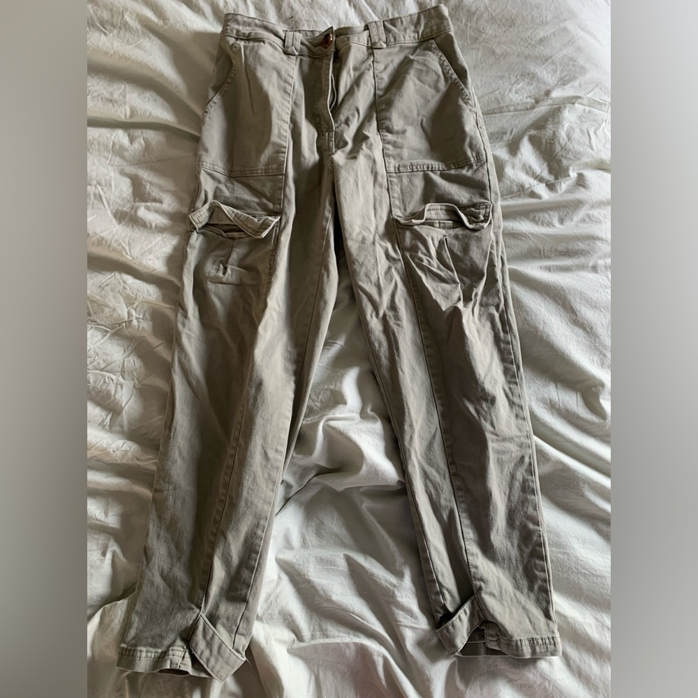 H&M green cargo pants